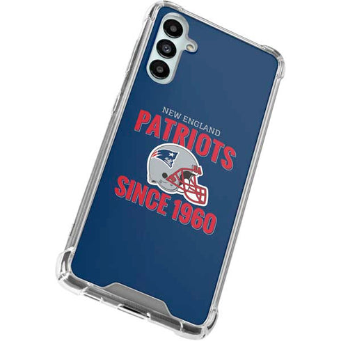 NFL New England Patriots Helmet Galaxy A15 5G Clear Case